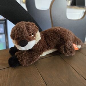 Brown Wild Republic Plush Otter Toy